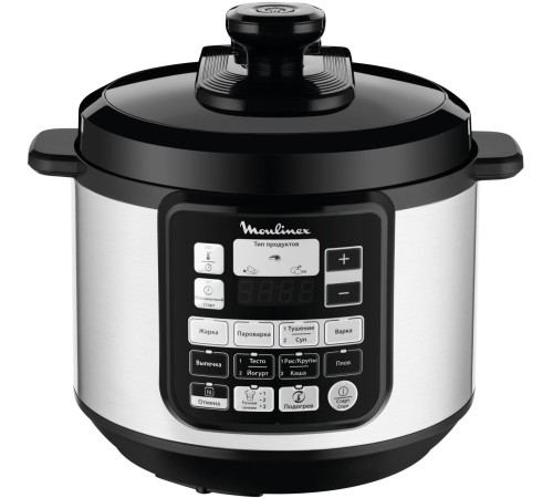Мультиварка-скороварка Moulinex CE620D32 5л 1000Вт серебристый/черный