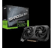 Видеокарта MSI PCIE16 RTX5060TI 8GB RTX 5060 Ti 8G SHADOW 2X OC PLUS