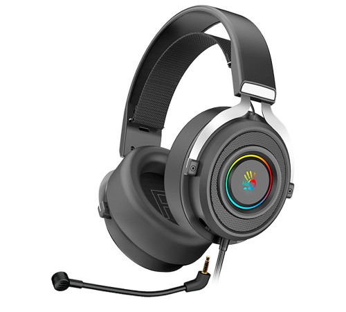 Наушники с микрофоном A4Tech Bloody G535P черный/серебристый 2м мониторные оголовье (G535P) Наушники с микрофоном A4Tech Bloody G535P черный/серебристый 2м мониторные оголовье (G535P)