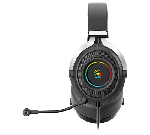Наушники с микрофоном A4Tech Bloody G535P черный/серебристый 2м мониторные оголовье (G535P) Наушники с микрофоном A4Tech Bloody G535P черный/серебристый 2м мониторные оголовье (G535P)