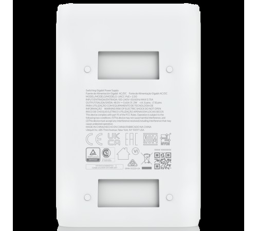 Блок питания для сетевого устройства Ubiquiti PoE-48-30W-2.5G 802.3at Блок питания для сетевого устройства Ubiquiti PoE-48-30W-2.5G 802.3at