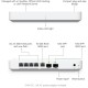 Ubiquiti UniFi Gateway Fiber Маршрутизатор 4 ядра (2,2 ГГц), 4х 2.5G RJ45, 1х 10G RJ45, 2х 10G SFP+