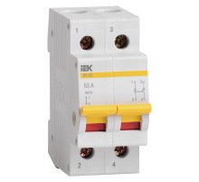 Выключатель автоматический IEK MNV10-2-063 63A 2П 400В 2мод (упак.:1шт)
