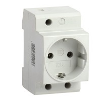 Розетка IEK (MRD10-16) DIN - рейка зазем. IP20 (упак.:1шт)