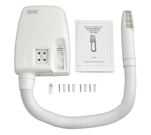 Фен Puff 850B 850Вт белый Фен Puff 850B 850Вт белый