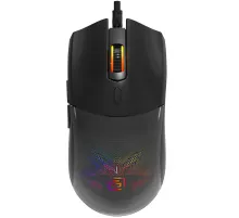 Мышь Оклик 714GM черный оптическая (3200dpi) USB (7but)