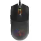 Мышь Оклик 714GM черный оптическая (3200dpi) USB (7but)