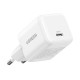 Сетевое зарядное устройство UGREEN X513 (65013) 30W USB-C GaN Fast Charger с кабелем USB-C-USB-C.  Длина: 1м. Цвет: белый