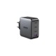 Сетевое зарядное устройство UGREEN CD226-90575, USB-A+3xUSB-C, GaN, 100W, Space Gray (90575)