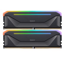 Модуль памяти Apacer 64GB DDR5 6400 DIMM OC NOX RGB  w/HS, kit 2x32GB CL32, 1.4V