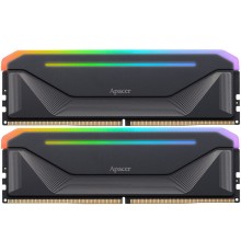 Модуль памяти Apacer 64GB DDR5 6400 DIMM OC NOX RGB  w/HS, kit 2x32GB CL32, 1.4V