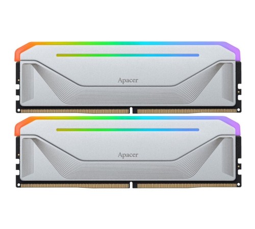 Оперативная память Apacer NOX RGB 2x32GB DDR5 PC5-41600 Silver (AH5U64G52C522NWAA-2)