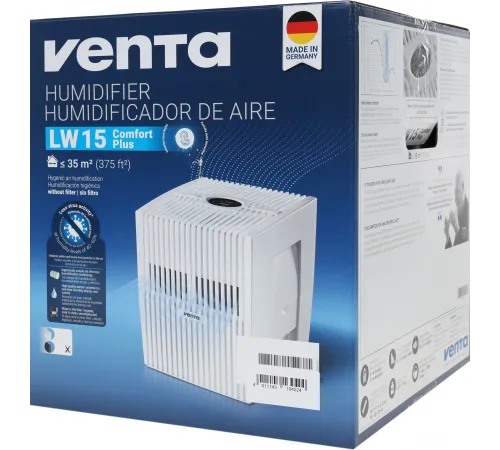 Мойка воздуха Venta Comfort plus LW15 8Вт черный (LW15 COMFORT PLUS SCHWARZ) Мойка воздуха Venta Comfort plus LW15 8Вт черный (LW15 COMFORT PLUS SCHWARZ)