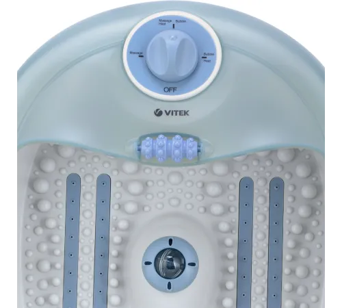 Гидромассажная ванночка для ног Vitek 1381-VT-02 белый/синий Гидромассажная ванночка для ног Vitek 1381-VT-02 белый/синий