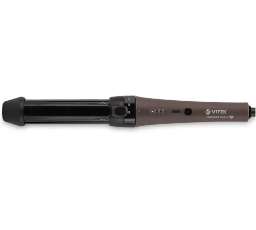 Щипцы Vitek 2521-VT-01 70Вт макс.темп.:210С покрытие:титаново-турмалиновое коричневый Щипцы Vitek 2521-VT-01 70Вт макс.темп.:210С покрытие:титаново-турмалиновое коричневый