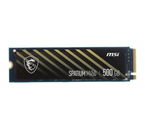SSD накопитель MSI PCIE 4.0 NVME M.2 500GB SPATIUM M450 500GB V1 SSD накопитель MSI PCIE 4.0 NVME M.2 500GB SPATIUM M450 500GB V1