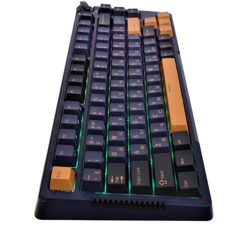 Клавиатура Royal Kludge RK-H81 Star Night USB/2.4 GHz/Bluetoоth, RGB, Hot Swap, Sky Cyan switch Клавиатура Royal Kludge RK-H81 Star Night USB/2.4 GHz/Bluetoоth, RGB, Hot Swap, Sky Cyan switch