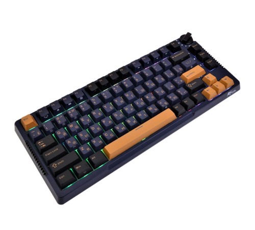 Клавиатура Royal Kludge RK-H81 Star Night USB/2.4 GHz/Bluetoоth, RGB, Hot Swap, Sky Cyan switch Клавиатура Royal Kludge RK-H81 Star Night USB/2.4 GHz/Bluetoоth, RGB, Hot Swap, Sky Cyan switch