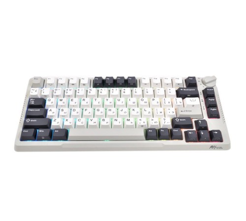 Клавиатура Royal Kludge RK-H81 White Night USB/2.4 GHz/Bluetоoth, RGB, Hot Swap, Brown switch Клавиатура Royal Kludge RK-H81 White Night USB/2.4 GHz/Bluetоoth, RGB, Hot Swap, Brown switch