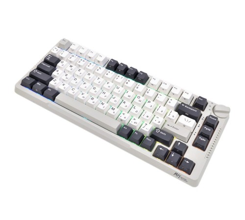 Клавиатура Royal Kludge RK-H81 White Night USB/2.4 GHz/Bluetоoth, RGB, Hot Swap, Brown switch Клавиатура Royal Kludge RK-H81 White Night USB/2.4 GHz/Bluetоoth, RGB, Hot Swap, Brown switch