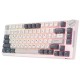 Клавиатура Royal Kludge RK-H81 White Night USB/2.4 GHz/Bluetоoth, RGB, Hot Swap, Brown switch