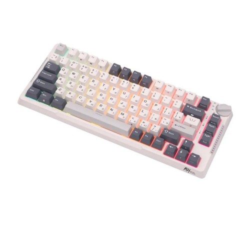 Клавиатура Royal Kludge RK-H81 White Night USB/2.4 GHz/Bluetоoth, RGB, Hot Swap, Brown switch Клавиатура Royal Kludge RK-H81 White Night USB/2.4 GHz/Bluetоoth, RGB, Hot Swap, Brown switch