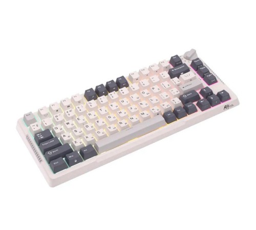 Клавиатура Royal Kludge RK-H81 White Night USB/2.4 GHz/Bluetоoth, RGB, Hot Swap, Brown switch Клавиатура Royal Kludge RK-H81 White Night USB/2.4 GHz/Bluetоoth, RGB, Hot Swap, Brown switch