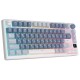 Клавиатура Royal Kludge RK-M75 Ocean Blue USB/2.4 GHz/Bluetоoth, RGB, Hot Swap, Brown switch
