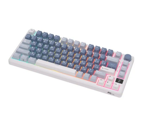 Клавиатура Royal Kludge RK-M75 Ocean Blue USB/2.4 GHz/Bluetоoth, RGB, Hot Swap, Brown switch Клавиатура Royal Kludge RK-M75 Ocean Blue USB/2.4 GHz/Bluetоoth, RGB, Hot Swap, Brown switch