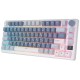 Клавиатура Royal Kludge RK-M75 Ocean Blue USB/2.4 GHz/Bluetоoth, RGB, Hot Swap, Brown switch