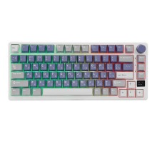 Клавиатура Royal Kludge RK-M75 Ocean Blue USB/2.4 GHz/Bluetоoth, RGB, Hot Swap, K silver switch