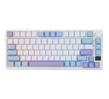 Клавиатура Royal Kludge RK-M75 Taro milk USB/2.4 GHz/Bluetоoth, RGB, Hot Swap, K silver switch