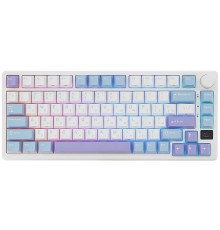 Клавиатура Royal Kludge RK-M75 Taro milk USB/2.4 GHz/Bluetоoth, RGB, Hot Swap, K silver switch