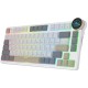 Клавиатура Royal Kludge RK N80 Pearly Dawn USB/2.4 GHz/Bluetоoth, RGB, Hot Swap, Brown switch