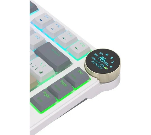 Клавиатура Royal Kludge RK N80 Pearly Dawn USB/2.4 GHz/Bluetоoth, RGB, Hot Swap, Brown switch Клавиатура Royal Kludge RK N80 Pearly Dawn USB/2.4 GHz/Bluetоoth, RGB, Hot Swap, Brown switch