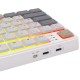 Клавиатура Royal Kludge RK N80 Pearly Dawn USB/2.4 GHz/Bluetоoth, RGB, Hot Swap, Brown switch