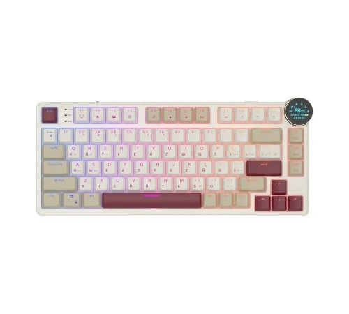 Клавиатура Royal Kludge RK N80 Rosy Clouds USB/2.4 GHz/Bluetоoth, RGB, Hot Swap, Brown switch Клавиатура Royal Kludge RK N80 Rosy Clouds USB/2.4 GHz/Bluetоoth, RGB, Hot Swap, Brown switch