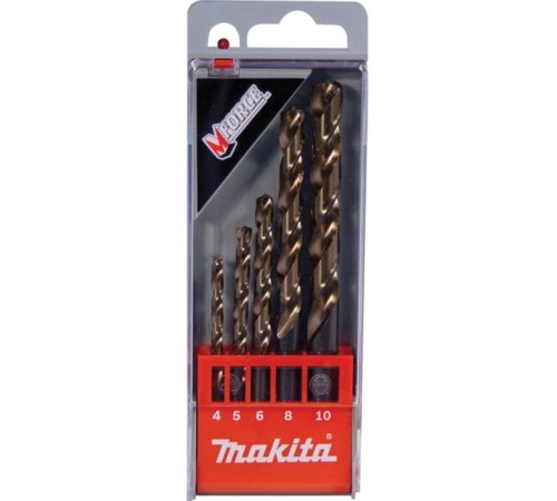 Набор сверл Makita D-30508 по металлу (5пред.) для дрелей