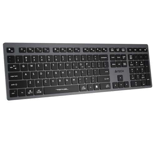 Клавиатура A4Tech Fstyler FBX50C серый USB беспроводная BT/Radio slim Multimedia Клавиатура A4Tech Fstyler FBX50C серый USB беспроводная BT/Radio slim Multimedia