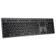 Клавиатура A4Tech Fstyler FBX50C серый USB беспроводная BT/Radio slim Multimedia