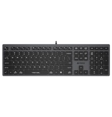 Клавиатура A4Tech Fstyler FX50 серый USB slim Multimedia