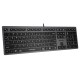 Клавиатура A4Tech Fstyler FX50 серый USB slim Multimedia
