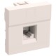 Розетка IEK CKK-40D-RI2-K01 45X45RJ45 2 кат.5E UTP бел. (упак.:1шт)