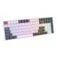 Клавиатура Royal Kludge RK100 Grey/Red/White USB/2.4 GHz/Bluetooth, RGB, Hot Swap, Red switch