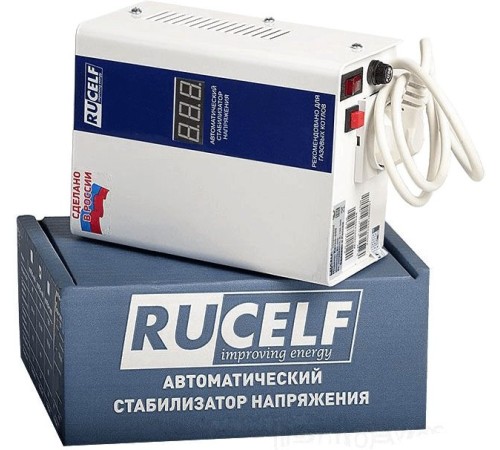 Стабилизатор напряжения Rucelf Котел-400 0.4кВА однофазный белый Стабилизатор напряжения Rucelf Котел-400 0.4кВА однофазный белый