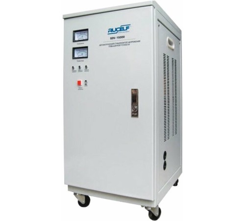 Стабилизатор напряжения Rucelf SDV-15000 15кВА однофазный белый Стабилизатор напряжения Rucelf SDV-15000 15кВА однофазный белый