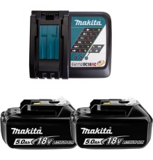 Батарея аккумуляторная Makita BL1016 18В 5Ач Li-Ion (З/У в компл.) (191L74-5)