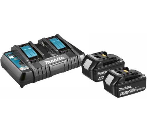 Батарея аккумуляторная Makita BL1850B 18В 5Ач Li-Ion (З/У в компл.) (191L75-3)