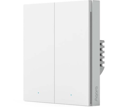 Умный выключатель Aqara Smart Wall Switch H1 EU (Neutral, Double Rocker) (WS-EUK04)