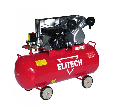 Компрессор поршневой Elitech КПР 100/400/2.2 масляный 400л/мин 100л 2200Вт красный Компрессор поршневой Elitech КПР 100/400/2.2 масляный 400л/мин 100л 2200Вт красный